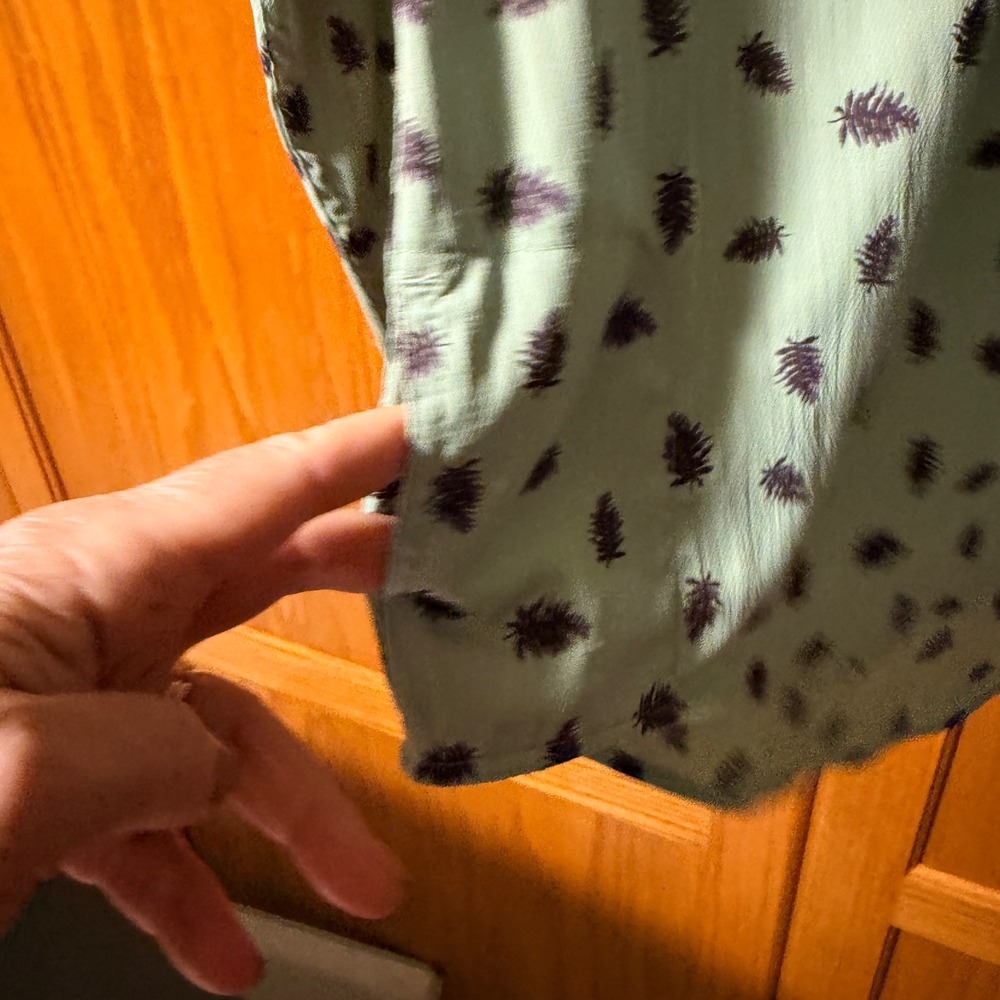 Eddie Bauer Large Outdoor Shirt‎ Mint Green UPF Hiking Roll Tab Sleeve Pockets - Picture 8 of 10